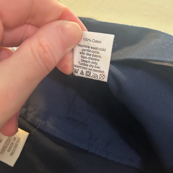 J. Crew Factory Chino Shorts Womens Size 2 Bundle Chambray Blue Navy Short - Picture 8 of 16